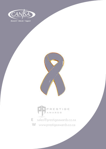 Brain Cancer (Gray) Awareness ribbon