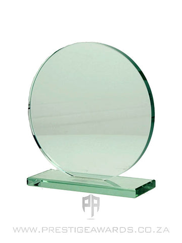 Jade Glass Circle Trophy